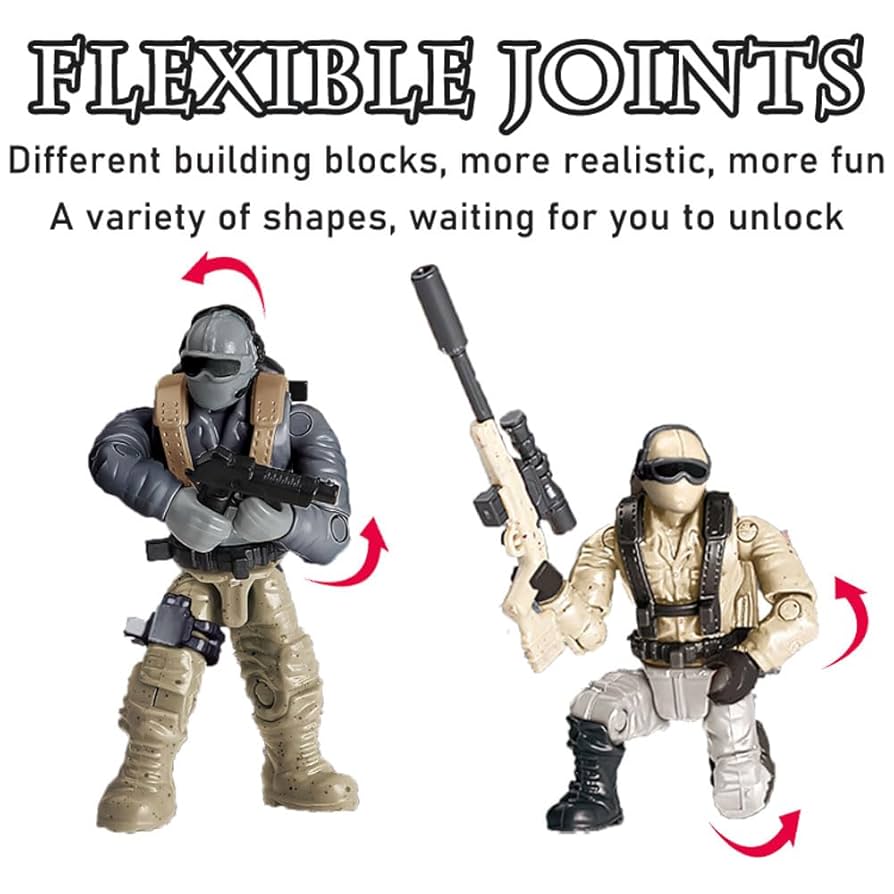 Amazon.co.jp: Naniutoy 特殊部隊 ミニ ミリタリー アクション