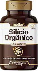 Silício Orgânico 500mg 60 Cápsulas - Original