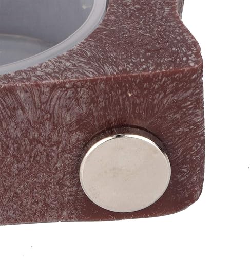 Miniatura 4 de Comedero para lagartos, cuenco de plástico estable para reptiles y mascotas, tipo de suspensión para lagartos, camaleón, marrón, herramientas de