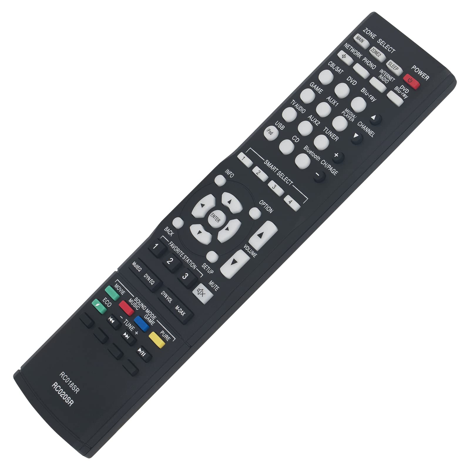 RC020SR RC018SR Replacement Remote Control fit for MARANTZ AV Receiver NR1504 NR1403 NR1505 5.1-Channel AV Surround Home Theater Receiver