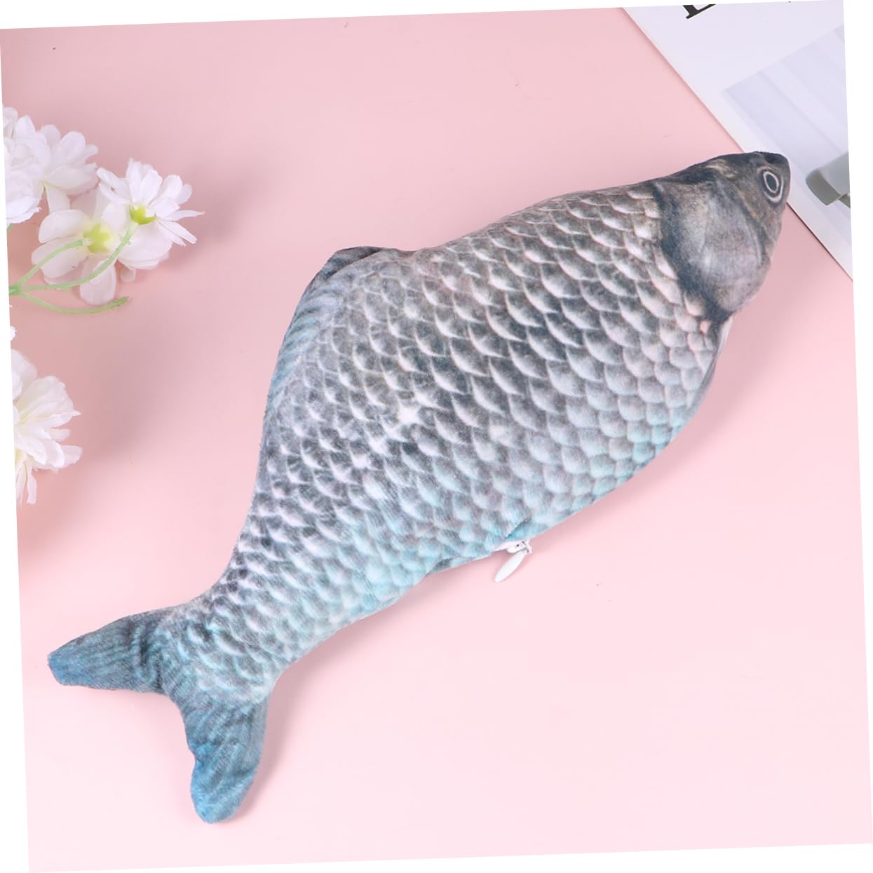 Happyyami 3stücke USB-wiederaufladbares Katzen-Spielzeug Elektronisches Springendes Fisch-Spielzeug Aus Plüsch Für Katzen Interaktives Katzenspielzeug Spiel Und Bewegung