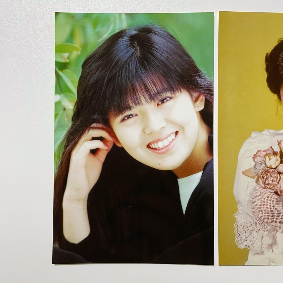 Amazon.co.jp: 配送 南野陽子 ブロマイド 写真① 3枚セット 当時物