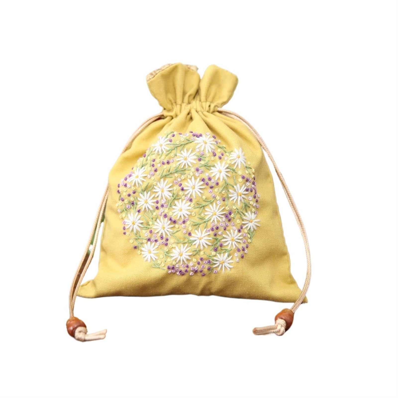 Embroidery Kit， Needlepoint Sewing Handbag Kit(Color 04,With 15cm hoop)