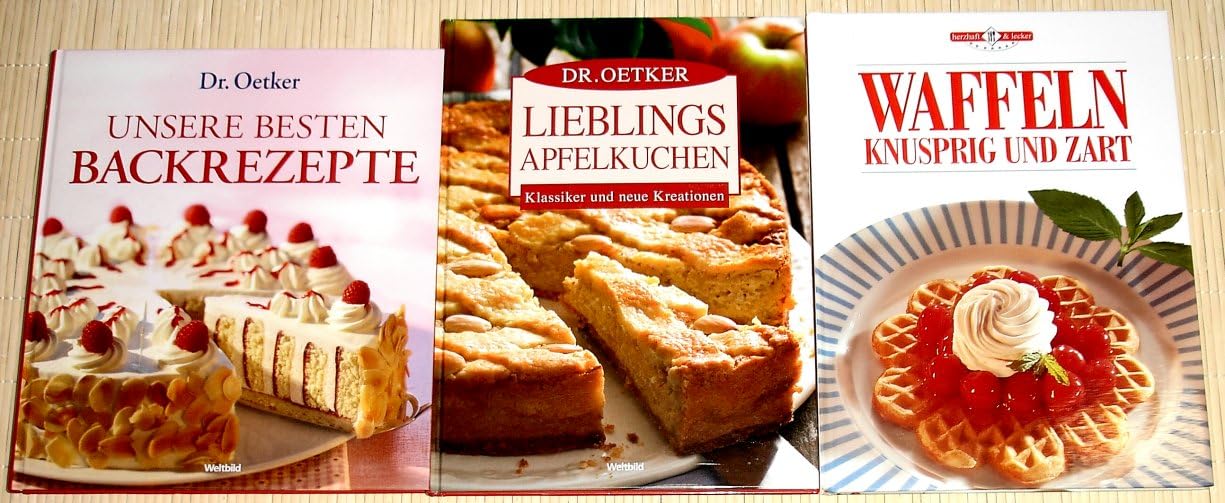 16x BACKEN, Backbuch-Sammlung: Kuchen, Torten, Plätzchen, Kekse, Brot, Brötchen, Dr. Oetker