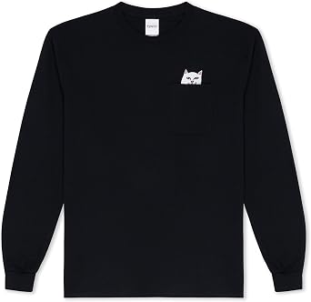 RIPNDIP Lord Nermal Pocket Tee, Long Sleeve Shirt