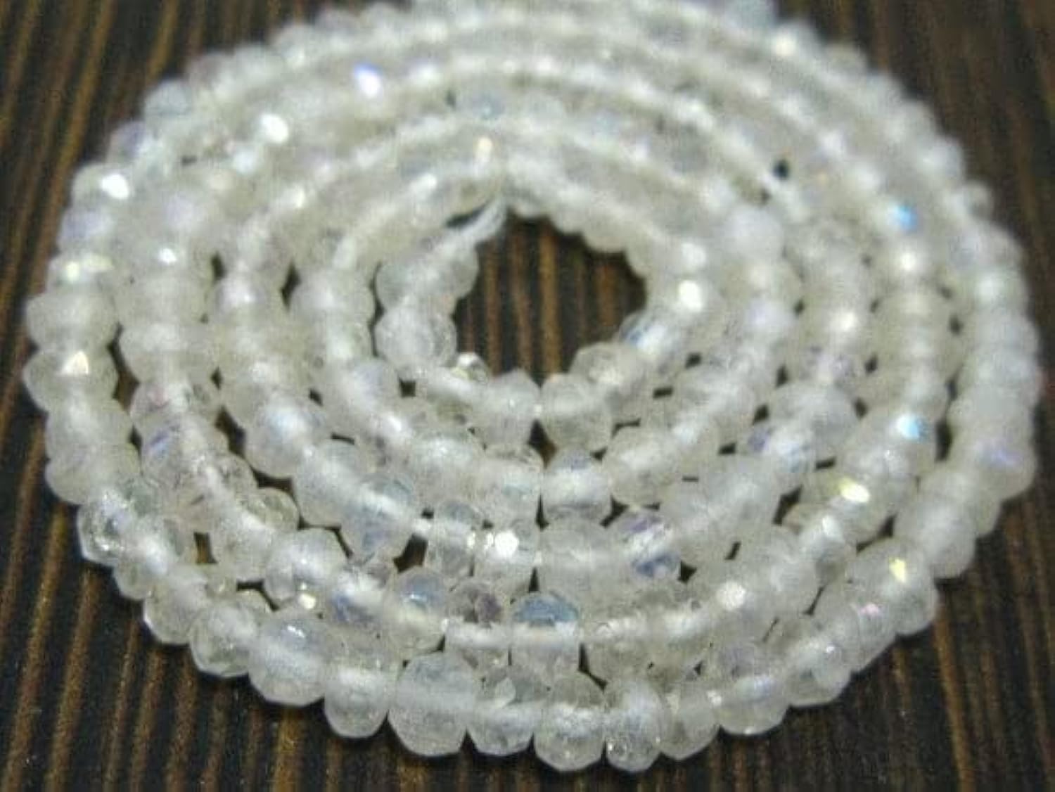 Quartz mystique en perles rondelles de 3mm pour créer vos colliers d'été bohèmes
