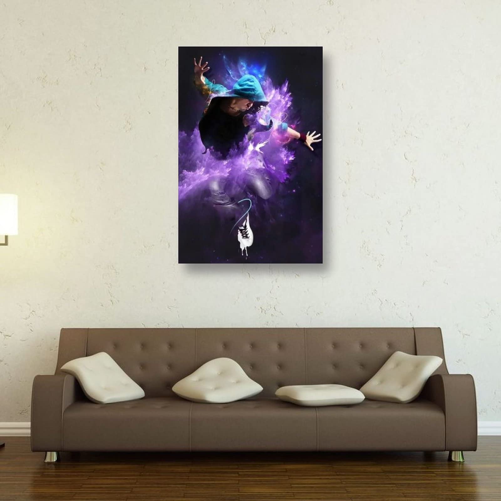 Poster artistico hiphop, decorazione da parete, opere d'arte moderne per la casa, 40 x 60 cm