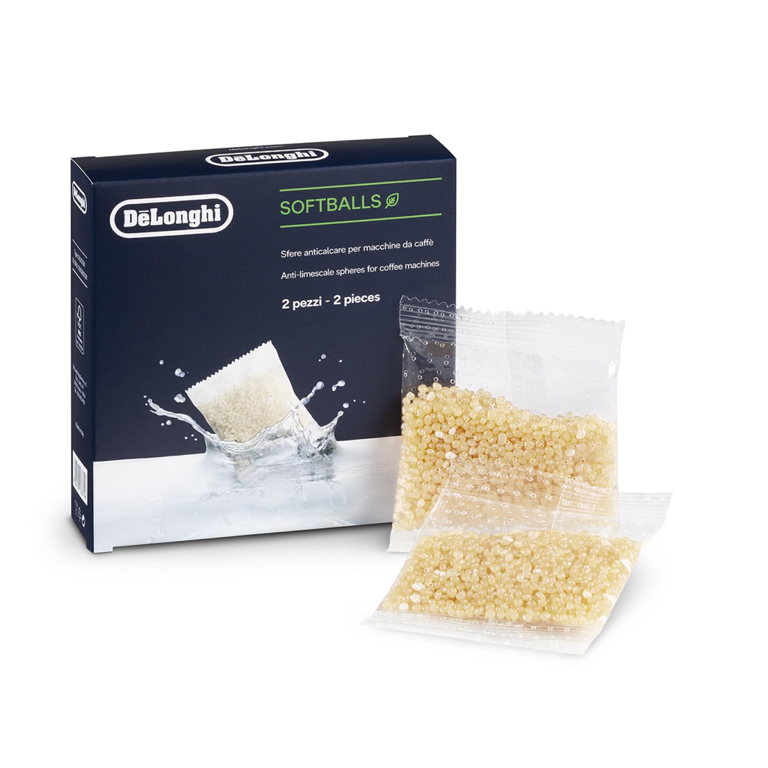DeLonghi Softballs Anticalcare per macchine da caffè Conf Dlsc551