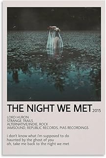 Lord Huron The Night We Met 5 Canvas Poster Bedroom Decoration Landscape Office Valentine's Birthday Gift Unframe-style20x30inch(50x75cm)