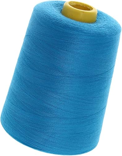 Aicosineg Hilo de coser de poliéster 402, hilo de máquina de serger, 8000 yardas cada carrete, hilo de bordar, hilo de conexión para trabajos de