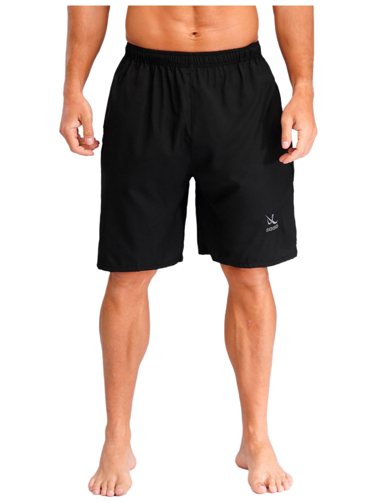 YiZYiF Mens Drawstring Athletic Shorts Trunks Moisture-Wicking Sports Workout Running Cycling Bottoms