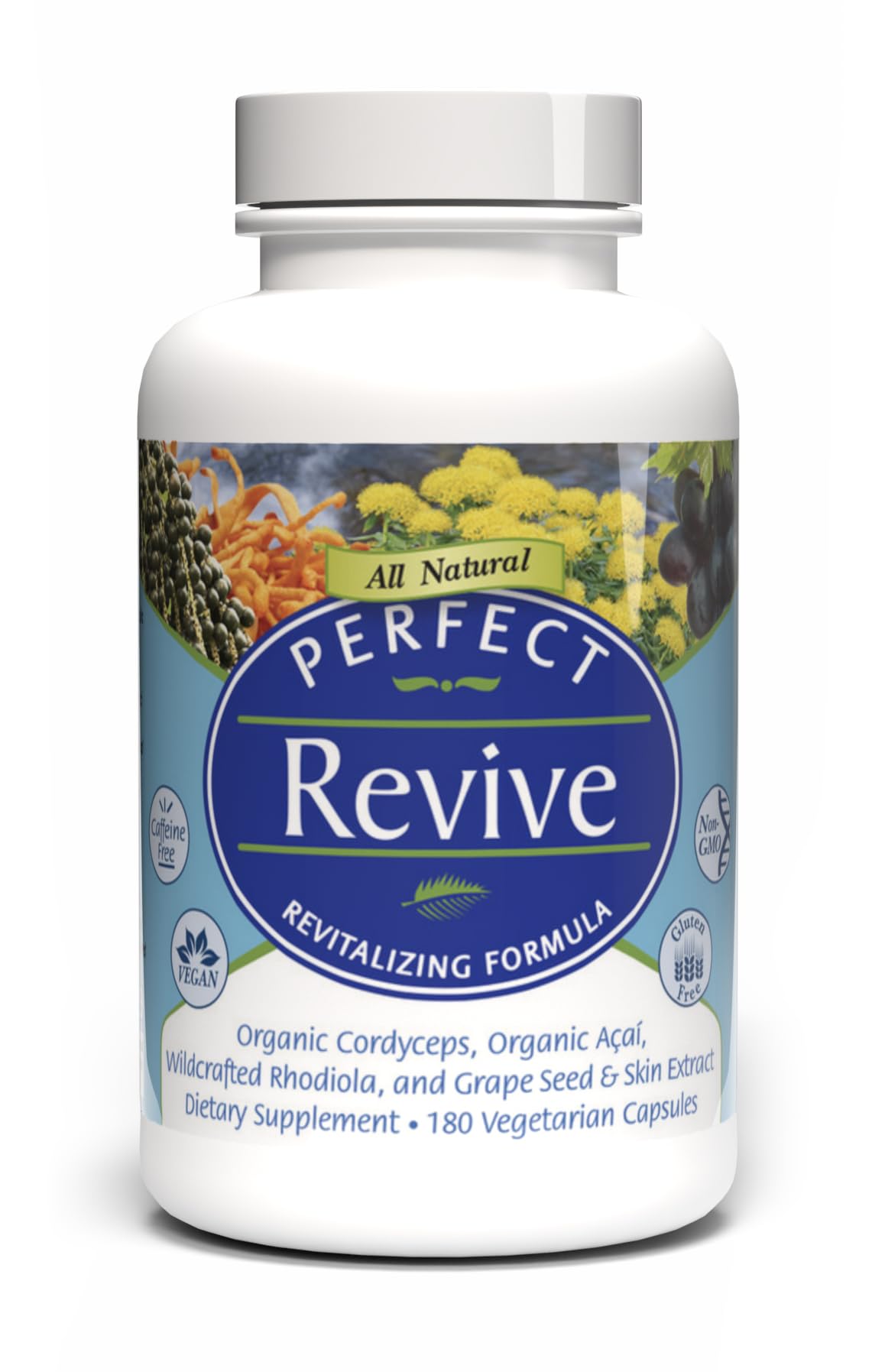 Amazon.com: Perfect Supplements – Perfect Acai Revive – 180