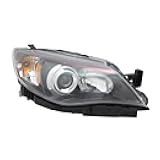 Right Headlight Assembly Compatible with 2008-2011 Subaru Impreza