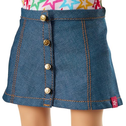 Image of American Girl, Truly Me 18-inch Doll #100 with Dark-Blue Eyes, Straight Blonde Hair, Light-to-Medium Skin, for Ages 6+