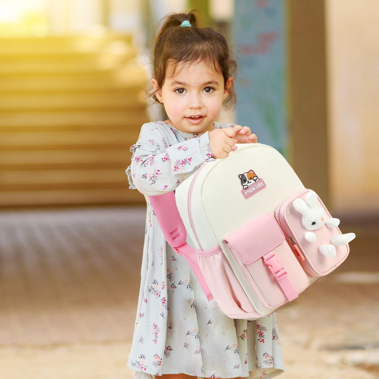 Cusangel Toddler Backpack for 3-5age Boys Girls,Cute Multi-pockets Large capacity Daypack for kindergarten,nursery,outdoor - Image 8