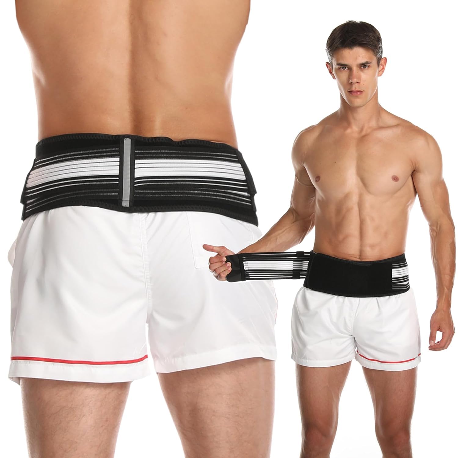 MEBISO Sacroiliac Hip Belt for Men and Women That Alleviates Sciatic, Lower Back Pain, Back Brace Provides SI Joint Pelvic Support Nerve Compression & Stability, Trochanter Brace Plus (B0CVXGQK1S) Amazon Price History, Amazon Price Tracker