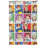 Trevco I Love Lucy Comic Fleece Blanket (36x58)