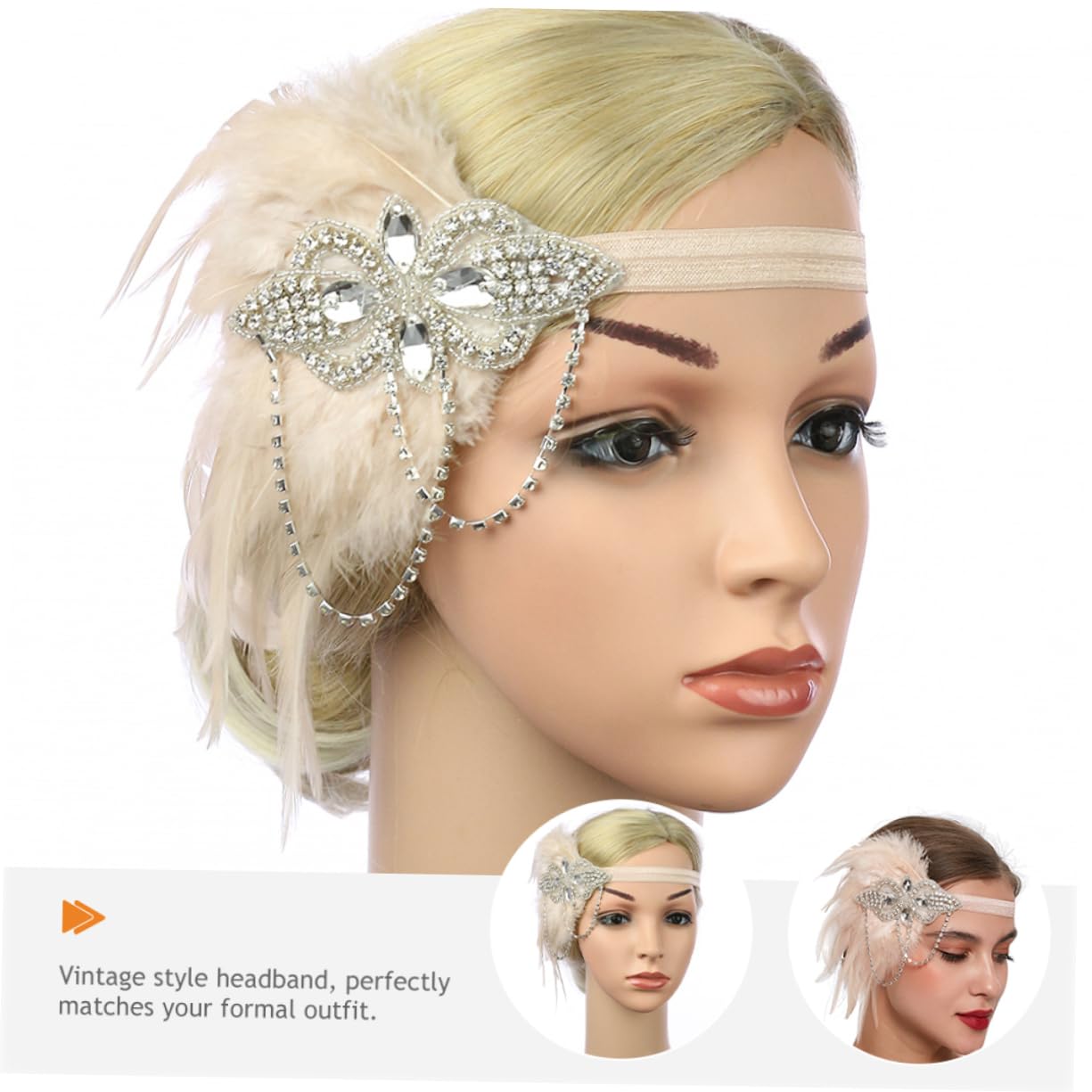 LIFKOME 5 Diademas De Los Años 20 Tocado De Novia De Los Años 20 Pinzas Para El Pelo Doradas Joyería Para El Pelo De Los 20 Accesorios Para Mujer Tocado Diademas De