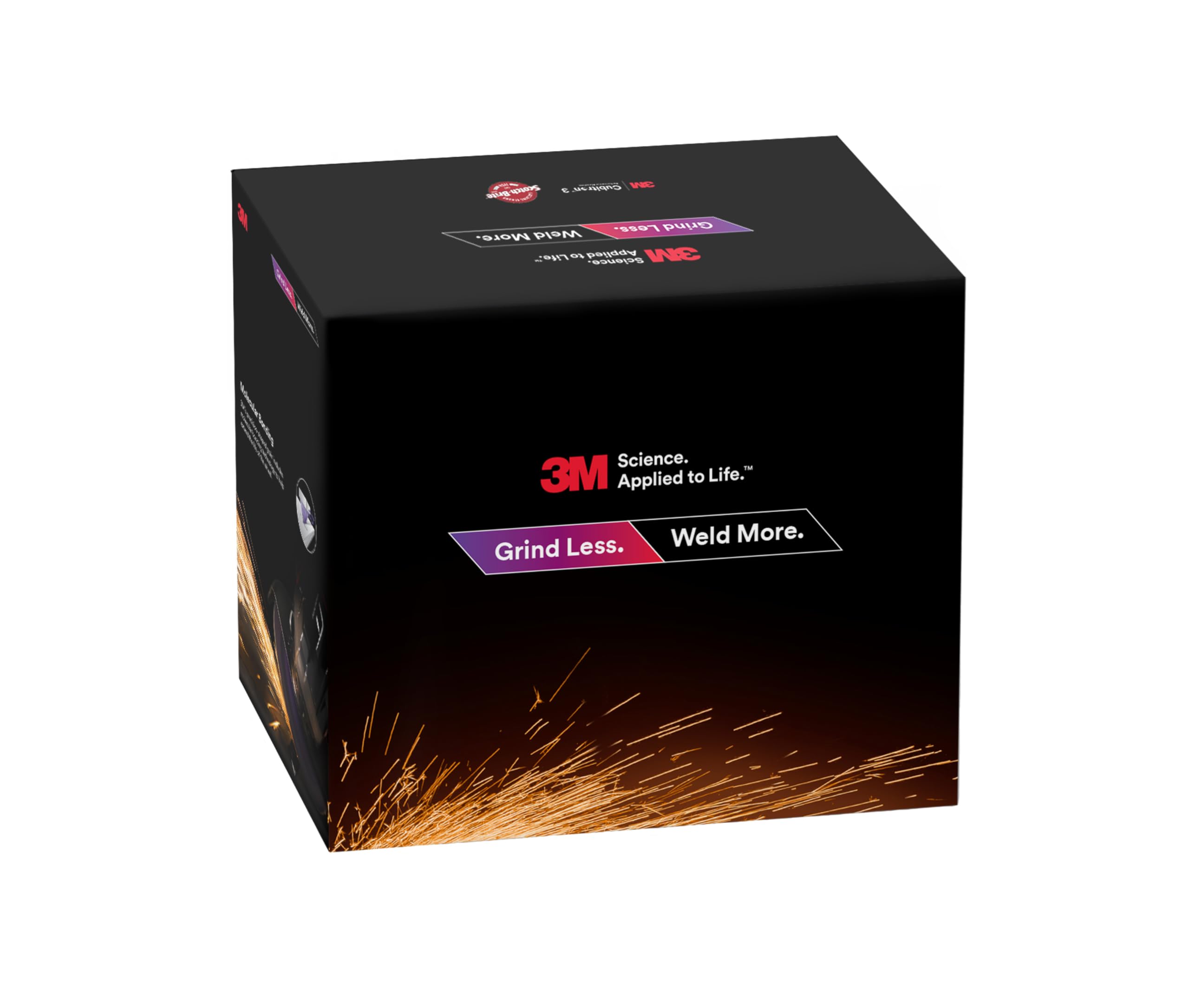 3M Grind Less Weld More Promo Kit, 67115, dischi da 4-1/2", kit di saldatura da 16 pezzi per taglio, smerigliatura, miscelazione, finitura, rimozione ruggine, sbavatura