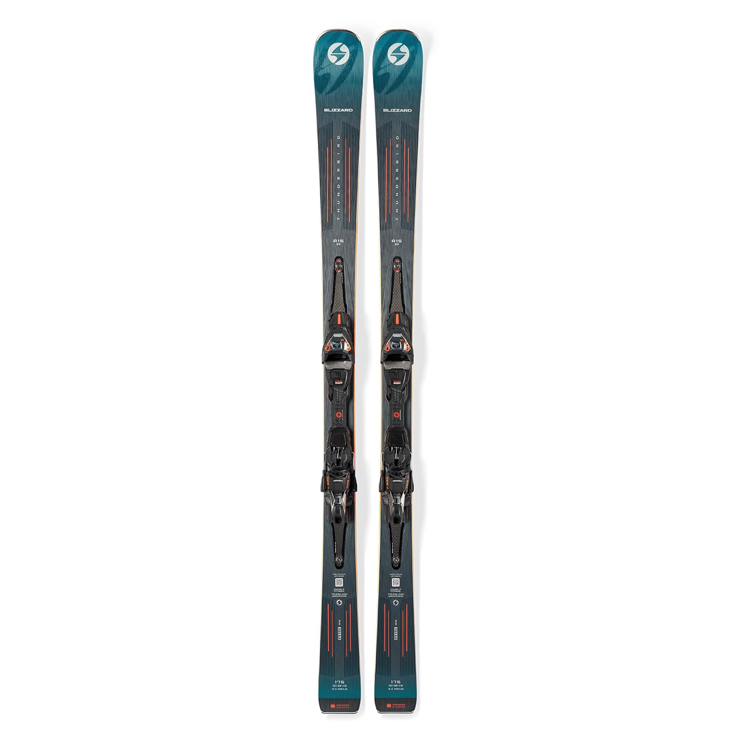 Blizzard - Pack De Skis Thunderbird R15-82 + Fixations Tpx12 Gris Homme - Homme - Taille 165 - Gris