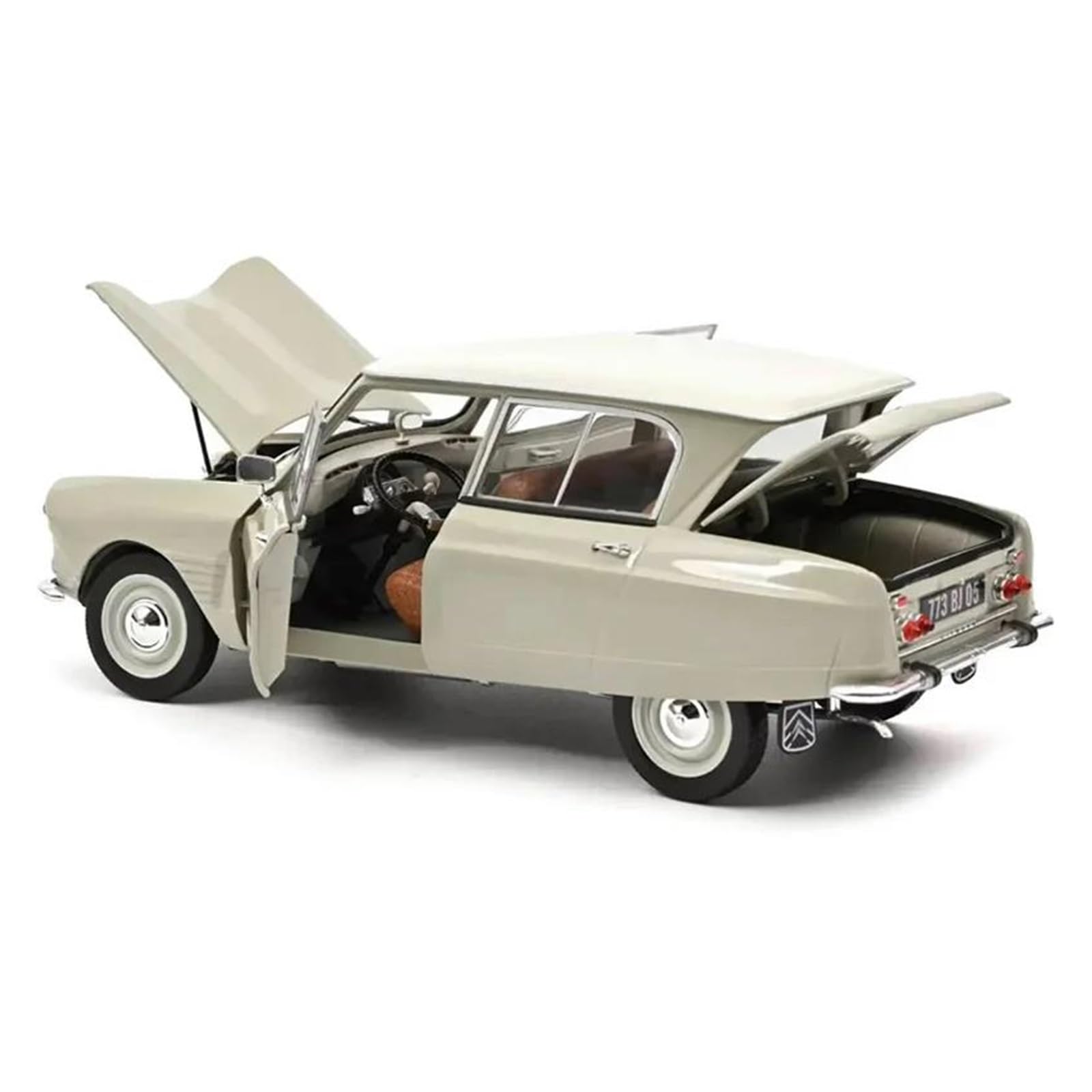 Metallo Scala Replica Per Citroen Ami 6 (1965) 1 18 Vintage Alloy Die Casting Car Model Resina Souvenir Regalo Da Collezione Hobby Veicoli Giochi Set