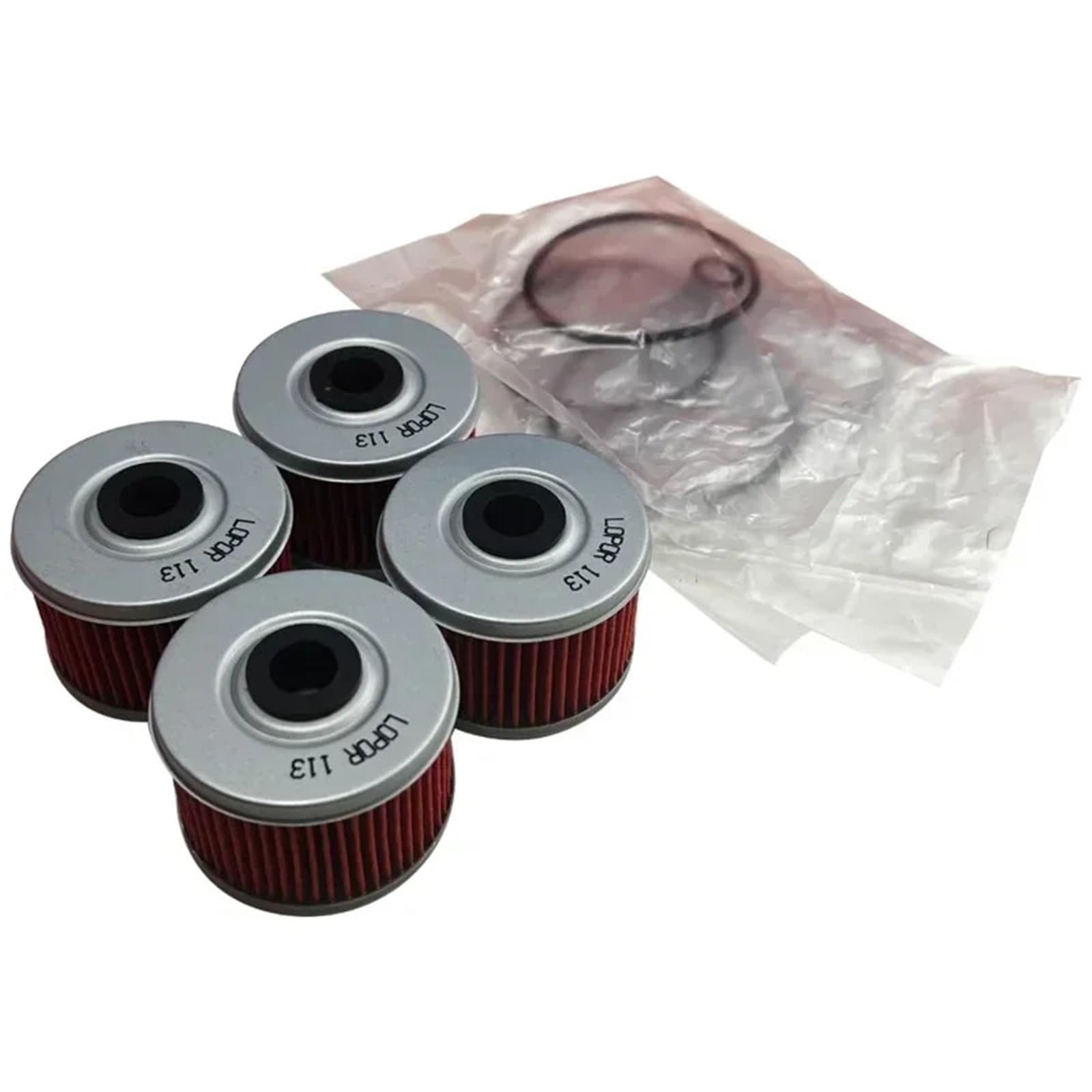 Filtro olio per motociclette Adatto per Honda TRX420FPE Fourtrax Rancher Servosterzo 09-13 TRX420FPM 09-14 TRX420TE TRX420TM 07-24 Filtro olio(4pc)