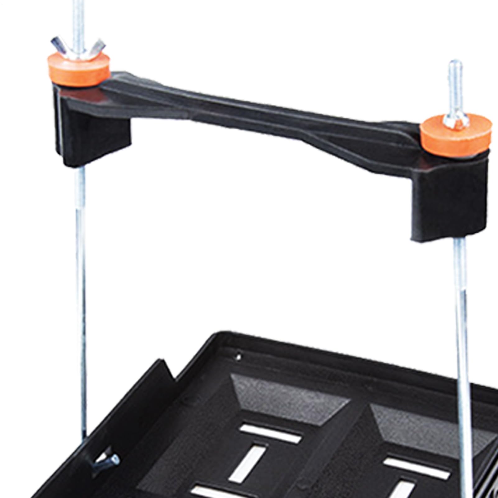 Soporte para Bandeja de Batería - Base Ajustable - Base de Montaje para Batería - para Vehículos, Remolques, Caravanas, Camiones, Barcos y Aplicaciones Marinas