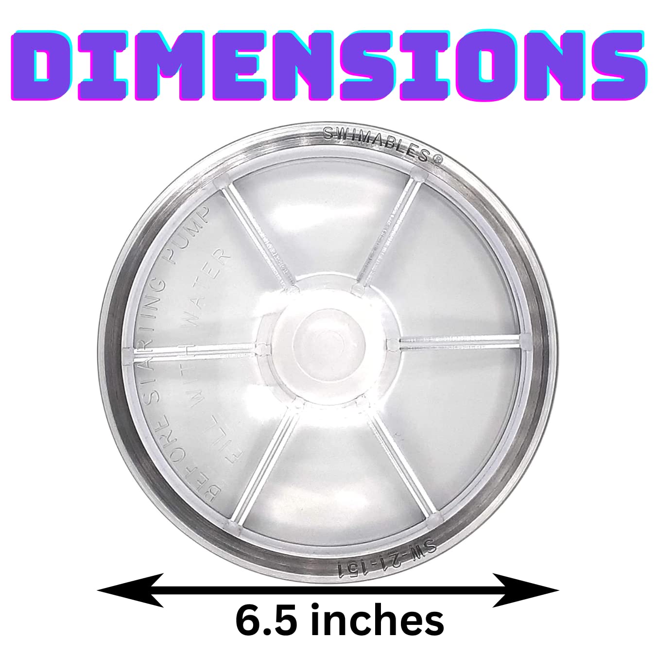 Amazon.com: Swimables Pump Lid and Lid Oring Compatible with