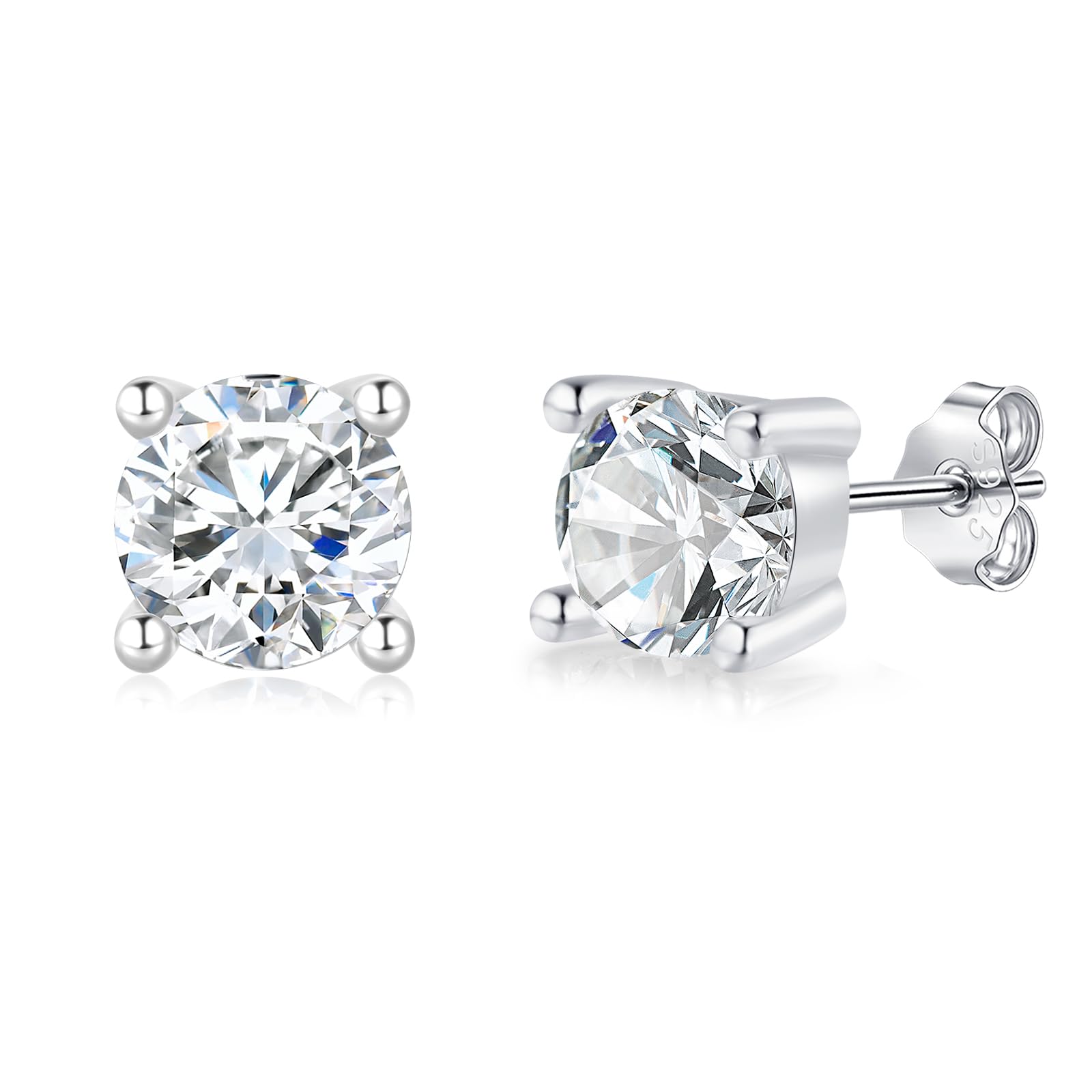 Loutade Ohrringe Gold, Hypoallergen 925 Sterling Silber Twis