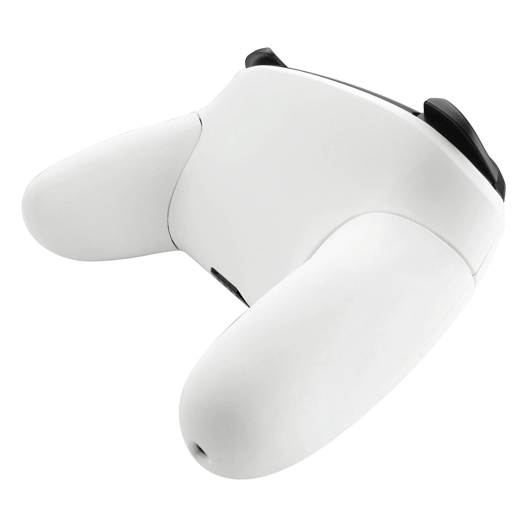 eXtremeRate Cover Grip Scocca Impugnature Guscio Case Ricambio per Nintendo Switch Pro Controller Joystick-Design Ottagonale Recintati Analogici(Bianco)
