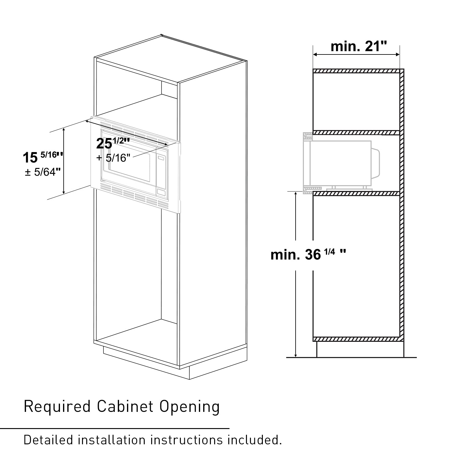 Panasonic 27” Microwave Trim Kit for Panasonic 1.6 cu ft Microwave