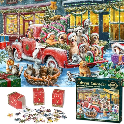 Calendario Dell'Avvento 2025 A Tema Border Collie, 24 Ciondoli In Acrilico A Forma Di Cane - Decorazione Natalizia