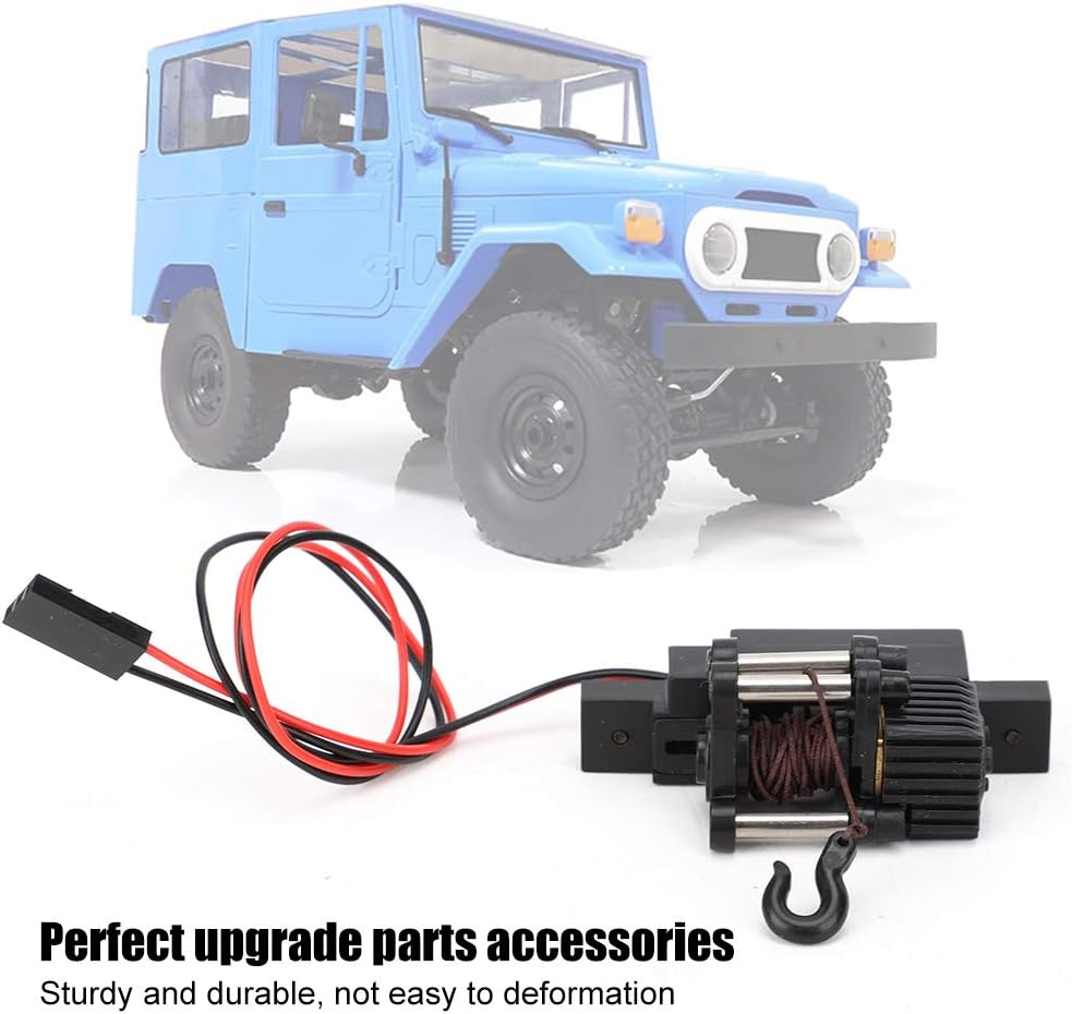 Plastic Metal Automatic, Upgrade Parts Accessories Rc Winch 1 16 Winch Scale Tow Truck for Rc Car Wpl C34 C34K C34Kmblack