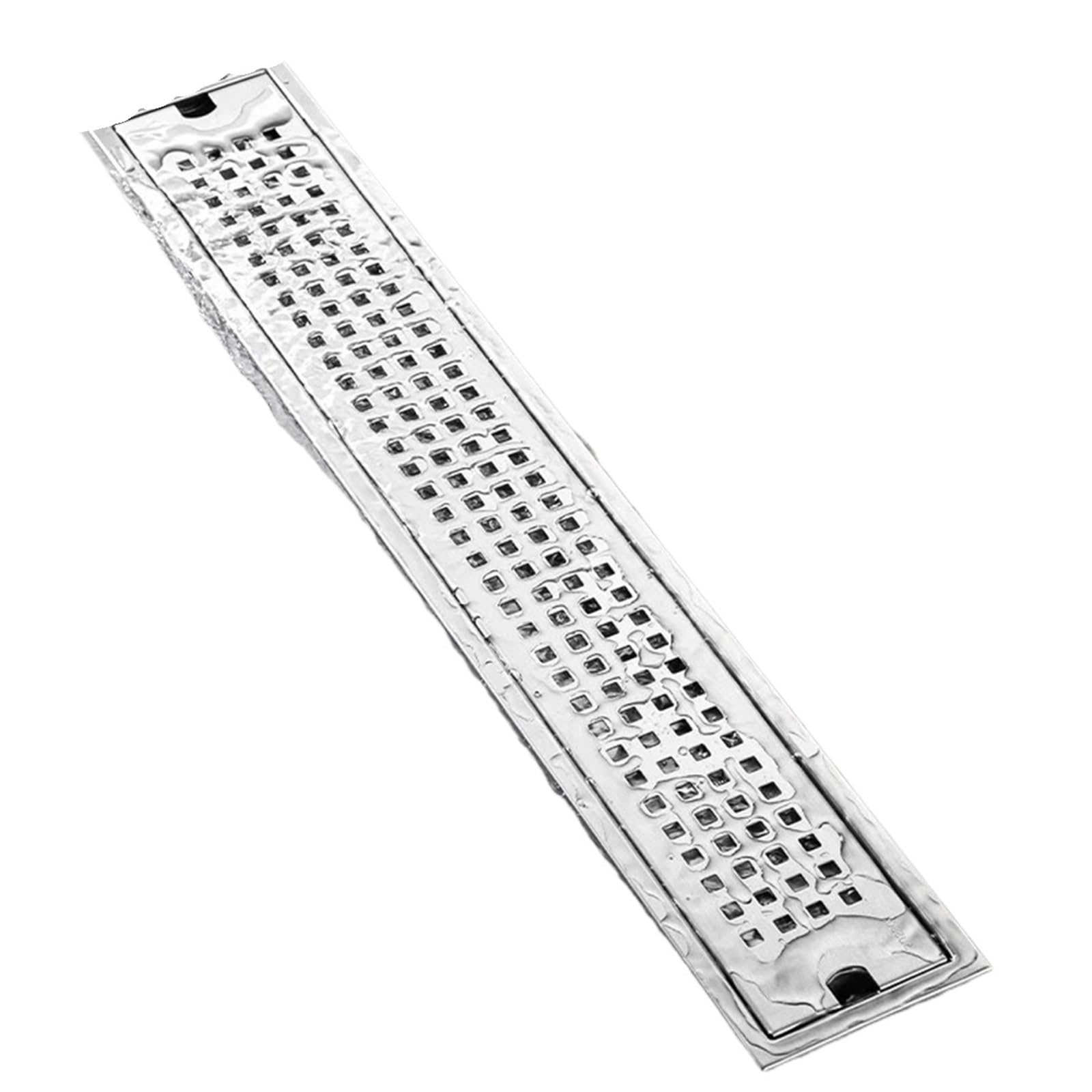 Desague Ducha Lineal Drenaje De Piso Largo Cuadrado Acero Inoxidable 304