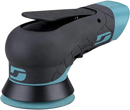 Dynabrade (X32) Mini lijadora orbital dinorbital aleatoria de 3 pulgadas (2.992 in) de diámetro, sin vacío, cara de almohadilla de gancho Órbita
