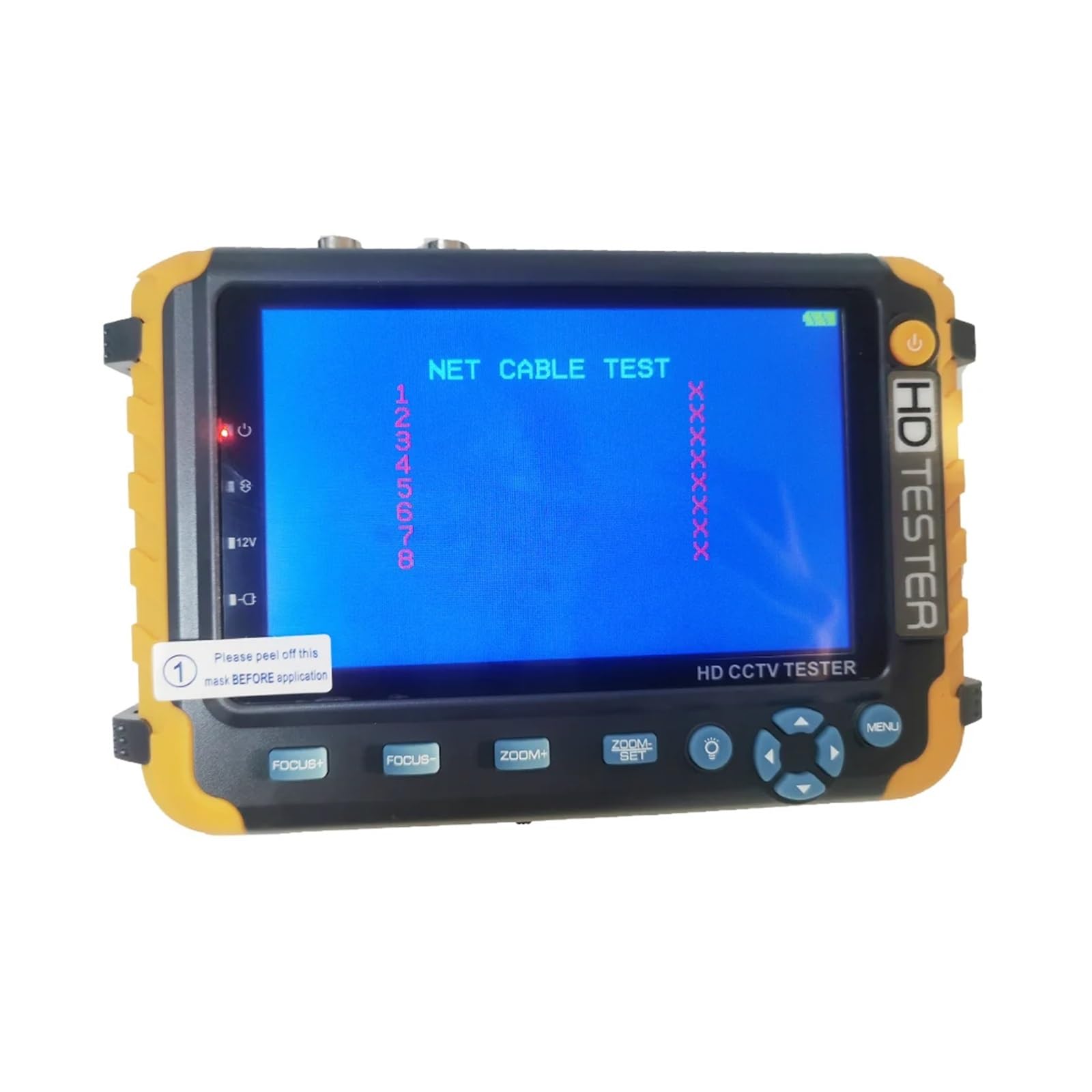 Tester CCTV, Monitor AHD Tester Telewizji Przemysłowej CVBS Analogowy Tester Współosiowy HD 8mp Cvi Ahd Tester Kamery Tvi Testowanie Sygnału Wideo Kamera Telewizji Przemysłowej 8w,Lekki