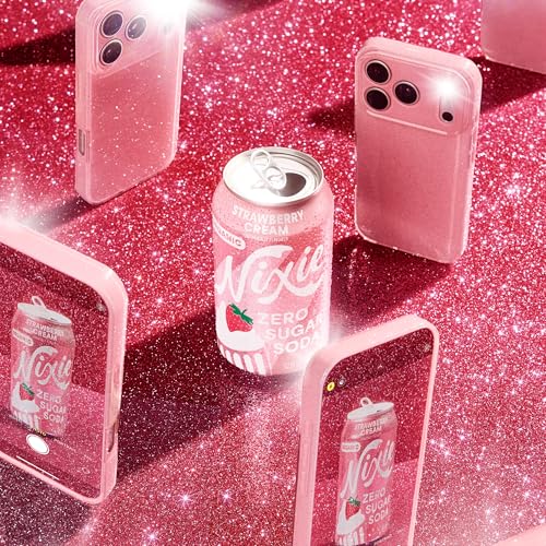 Image of Nixie Organic Zero Sugar Soda, NEW Strawberry Cream, Healthy Soda Pop, Non-GMO, 0 Sugar, 0 Calories, Caffeine Free, 12oz Cans (12 Pack)