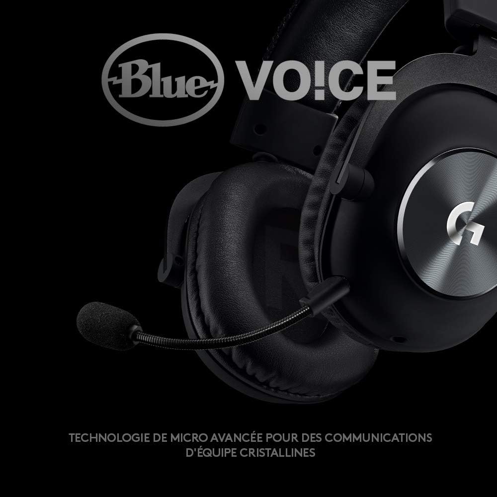 Logitech G PRO X Casque filaire gamer Over-Ear avec Micro BLUE VO!CE - Analyse des détails et conception