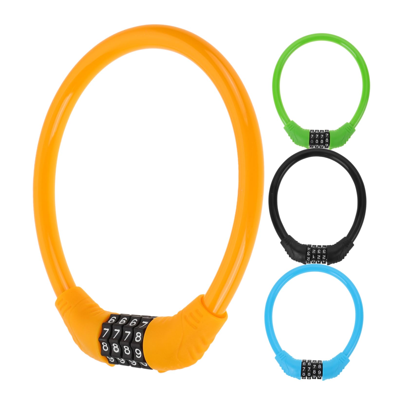 Abaodam Cycling Chain Professional Bike Security Set Password Black Blue Green Orange