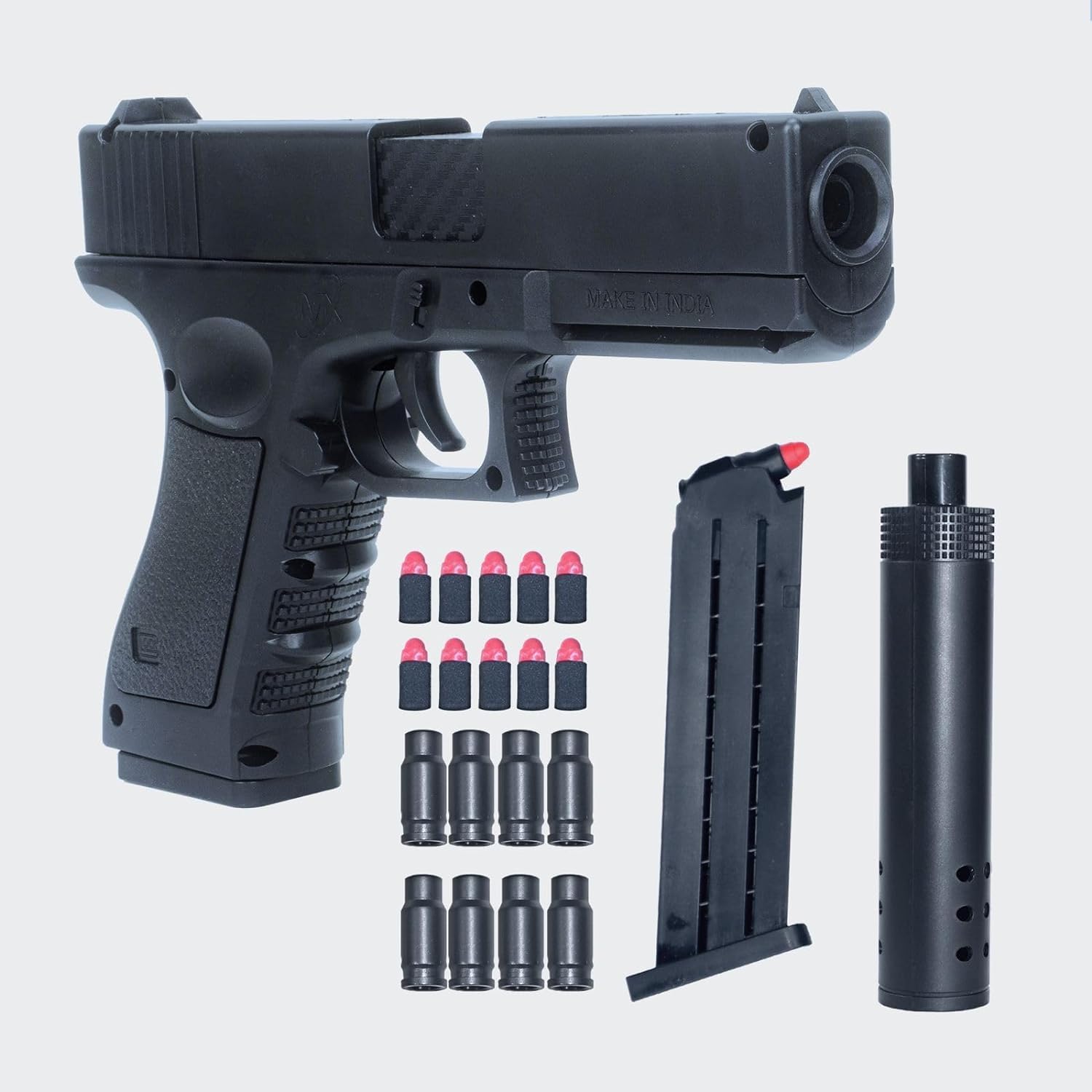 Thermalshot Soft Bullet Pistol Toy Gun, Toy Foam Blaster Soft Bullet Play Gun Kids Toy Gun with Jump Ejectinging Magazine, Gun Toy for Target Shooting | Fun Battle Action Indoor & Outdoor Game (B0D6YBYMJR) Amazon Price History, Amazon Price Tracker