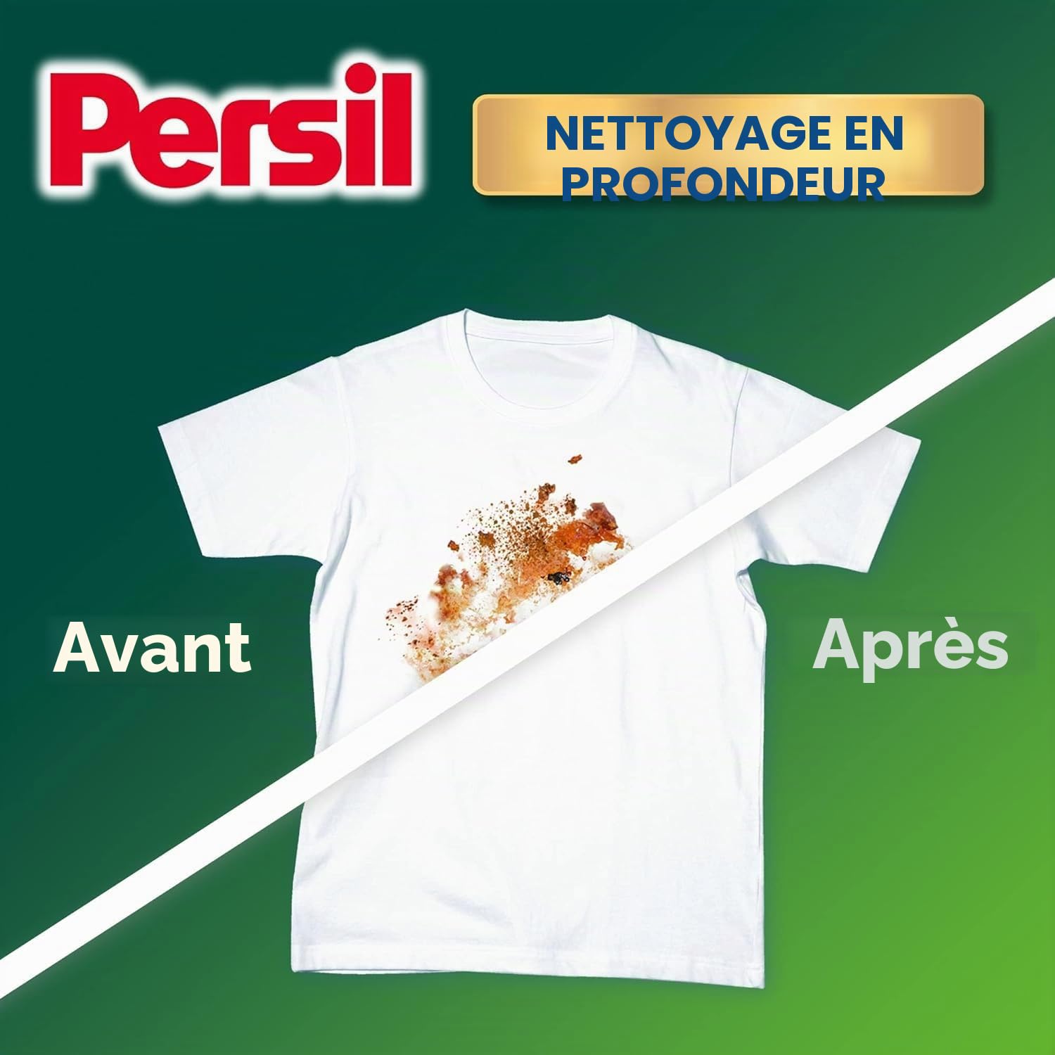 Persil Lessive universelle en poudre (75 lavages), lessive complète pour le linge pur et une fraîcheur hygiénique pour la machine, efficace de 20 °C à 95 °C