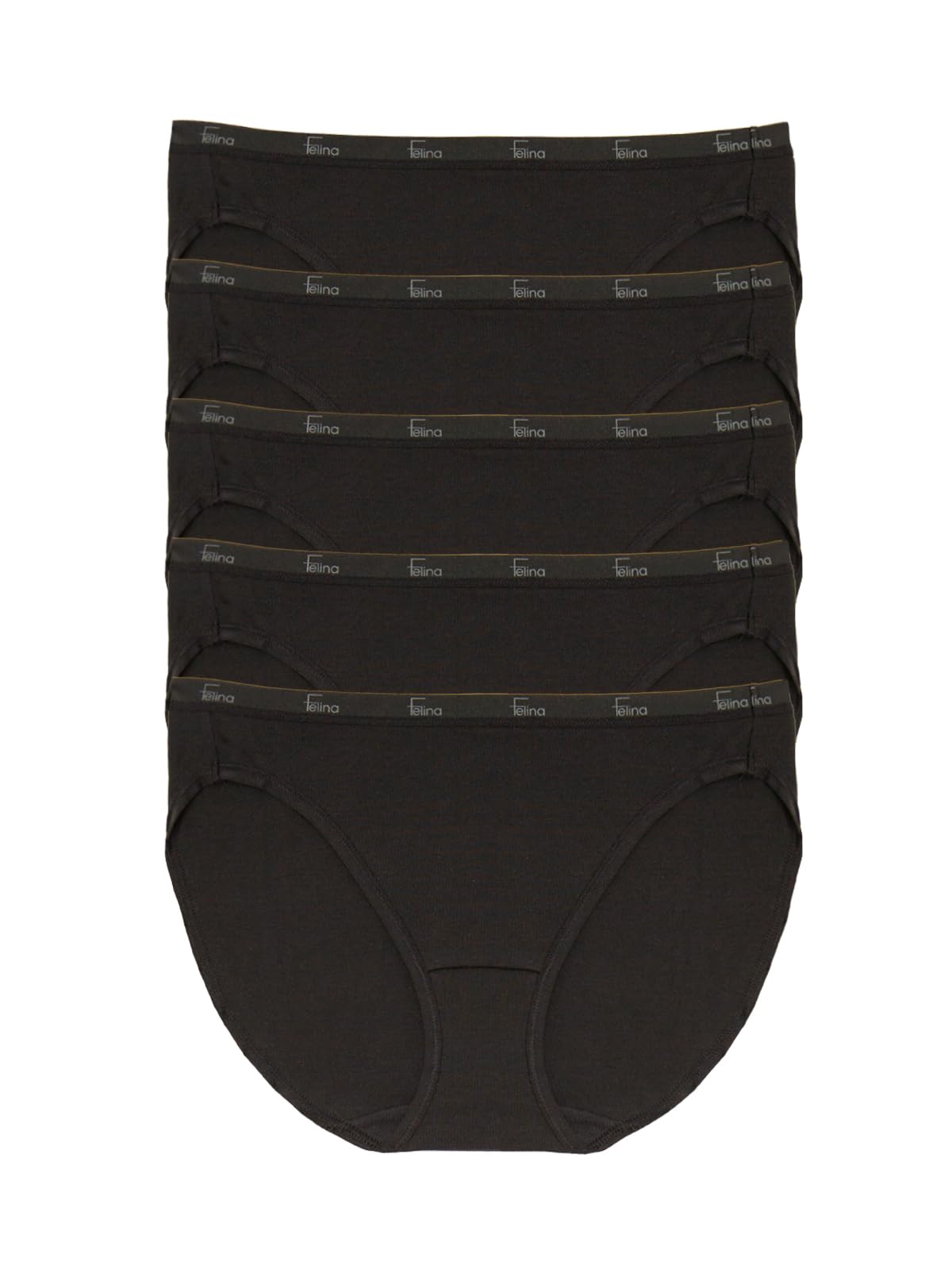 Felina Signature Cotton Bikini 5-Pack