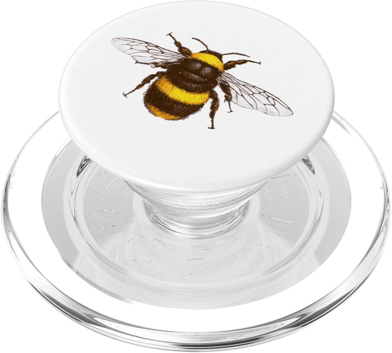 Realistic Bumblebee - Nature-Inspired Insect Design PopSockets MagSafe PopGrip for iPhone