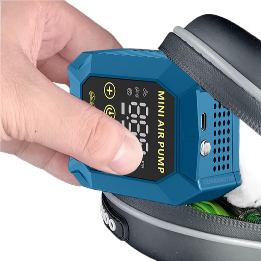 Mała pompka do roweru elektrycznego, z ładowaniem USB Przenośny inflator i pompa deflatora Długotrwała moc Odpowiednia do motocykli i samochodów Rower górski