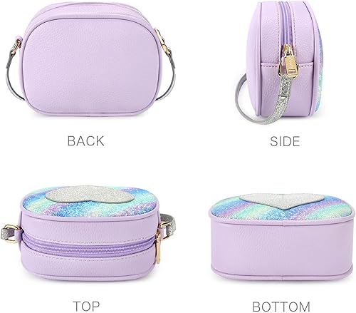 Miniatura 5 de mibasies Monedero para niños pequeños, regalos para niñas pequeñas, bolsos cruzados para regalos