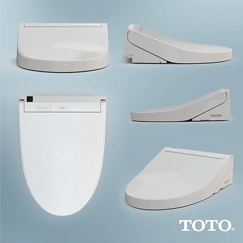 Miniatura 22 de TOTO WASHLET C5 - Asiento de inodoro electrónico con bidé PREMIST y EWATER+ para limpieza de varita, redondo, algodón blanco - SW3083#01