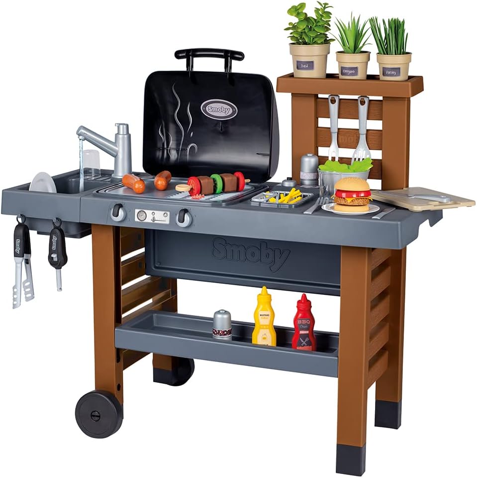 Smoby - GARDEN KITCHEN - INCLUDES 43 ACCESSORIES