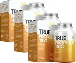 3x True Própolis Trio Vermelho Marrom Verde True Source 60 Cápsulas