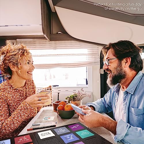 Image of ARTEZA Vision Board Kit, Experience Box | Creative Art & Craft Set for Goal Setting, Party Kit for Group Activities, Business Planning, Personal Development, Art Supplies, Craft Supplies