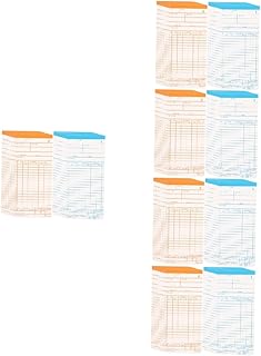 NUOBESTY 5 Sets Attendance Paper Wall Clocks for Home Decor 